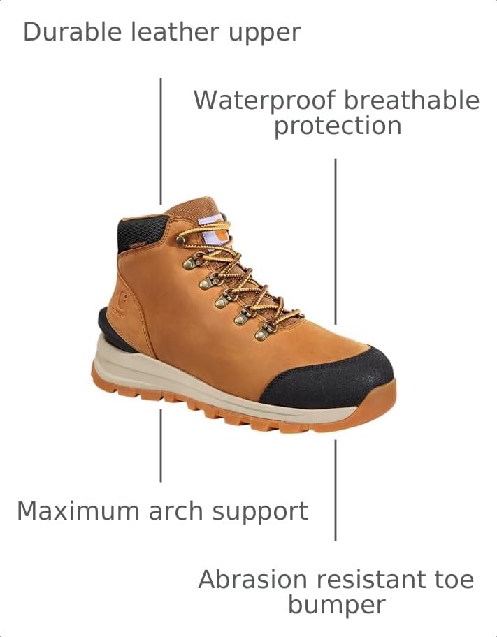 Image of Carhartt Men's Gilmore Waterproof 5 inch Soft Toe Work Boot