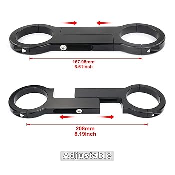 Amazon | Xitomer 39mm 49mm フォークブレース ハーレーフォーク