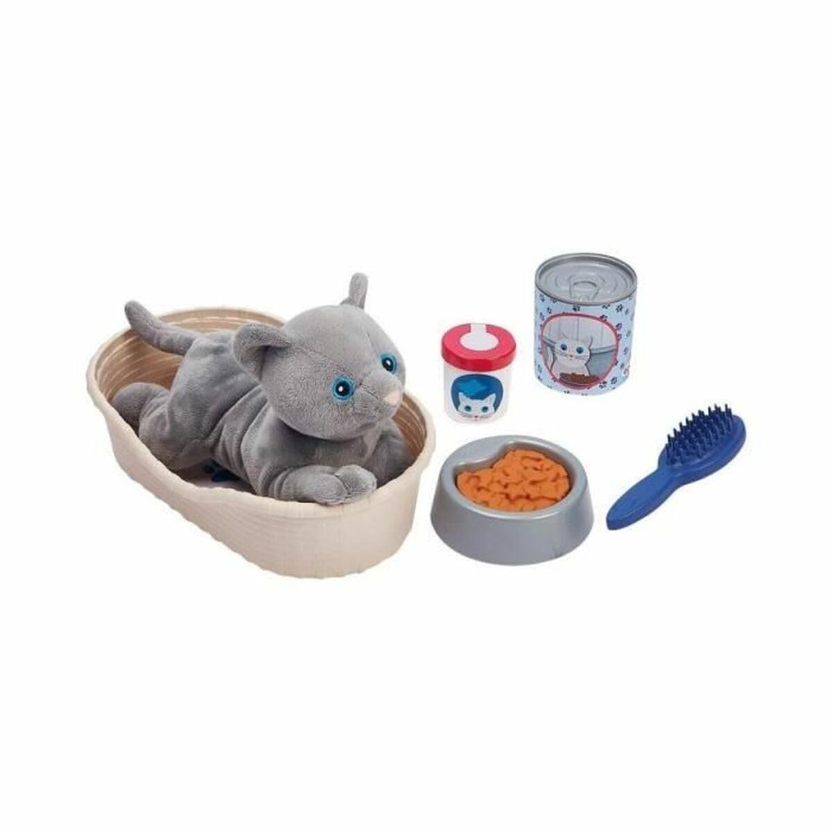 Jouets Ecoiffier - 1903 – Cat Basket – Medical – Imitation Game – From 18 Months – Made in France Multi-Coloured