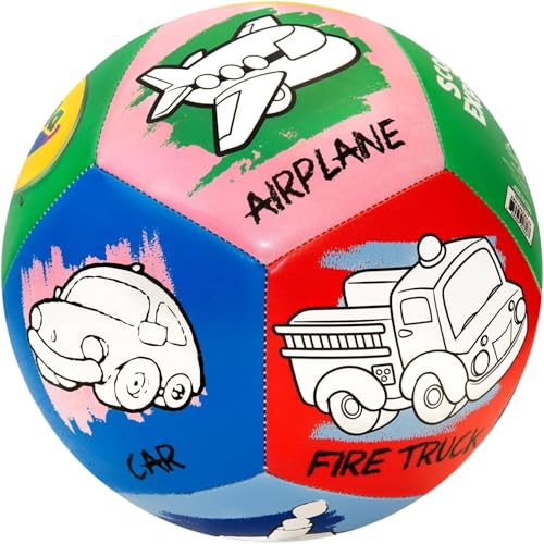 Crayola Official Soccer Ball - Unisex Kids - CRAY203BL Transportation Size 5