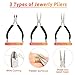 Giwaelro Jewelry Making Kit for Adults, Jewelry Making Supplies with Pliers, Wires, Findings, Necklace Chains, Magnifier and Storage Bag