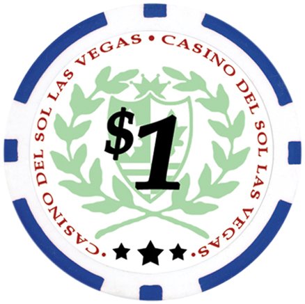 Da Vinci 175-317 Set Of Of 750 Casino Del Sol 11.5 Gram Poker Chips thumb #2