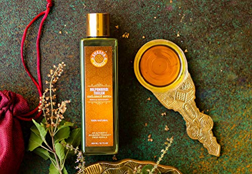Image of Shesha Ayurveda NALPAMARADI THAILAM - Authentic Ayurvedic Skin Brightening and DeTanning (200 ml) | Authentic Ayurvedic, Skin Brightening, DeTanning Oil for face and body from God's own country - Kerala