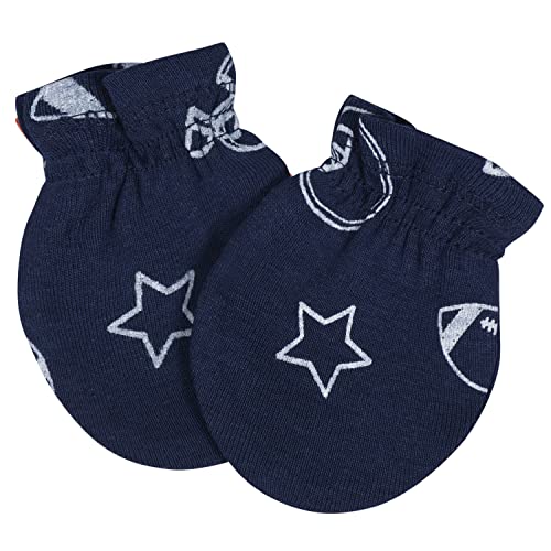 Gerber Baby Boys Cap and Mitten Sets Sports Blue Newborn - image 4