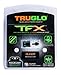 TRUGLO TFX Tritium and Fiber-Optic Xtreme Handgun Sights for Ruger Pistols, Ruger American 9mm & 45, Black