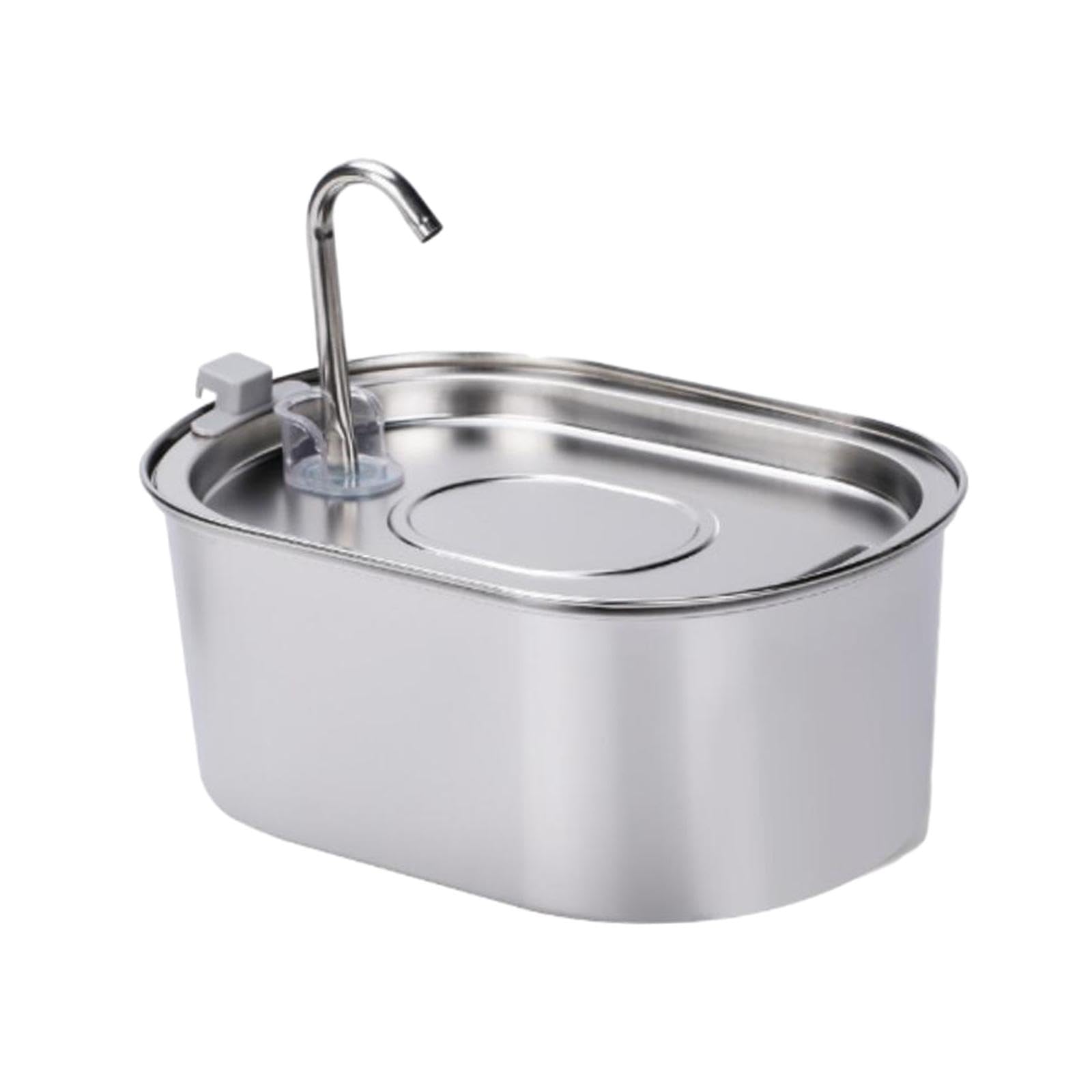 Gamelle automatique en métal pour chien grand modèle acier inoxydable 3,2L distributeur