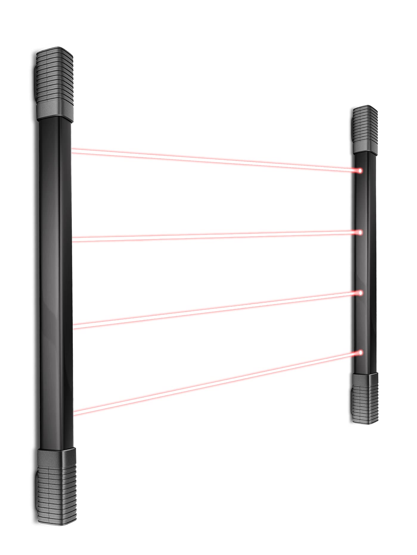 Chuango AID-420 Sensor De Infrarrojos Multihaz - Detector Para Entradas, Puertas De Garajes o Balcones, Protección IP66, 3 Niveles De Sensibilidad Ajustables
