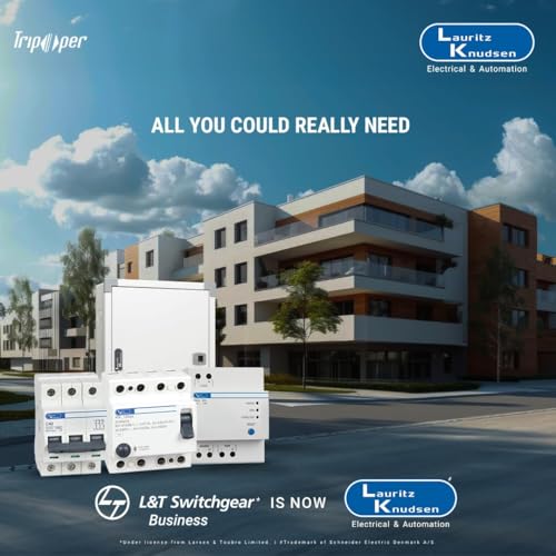 Image of Lauritz Knudsen (Formerly L&T Switchgear Business) India Earth Leakage Circuit Breakers (ELCBs) -2 Pole 40A 300mA | Pack of 1