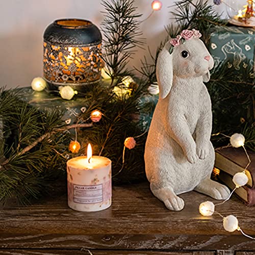 Cadeaux de mariage parfaits : lapin de décoration à couronne dorée - 4