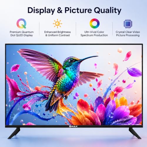 Image of Unimax Smart LED TV 43 inch Full HD | HDR Display | Fast Quad-Core | 2GB+16GB | Seamless Streaming | Voice Assistant | Gaming Ready