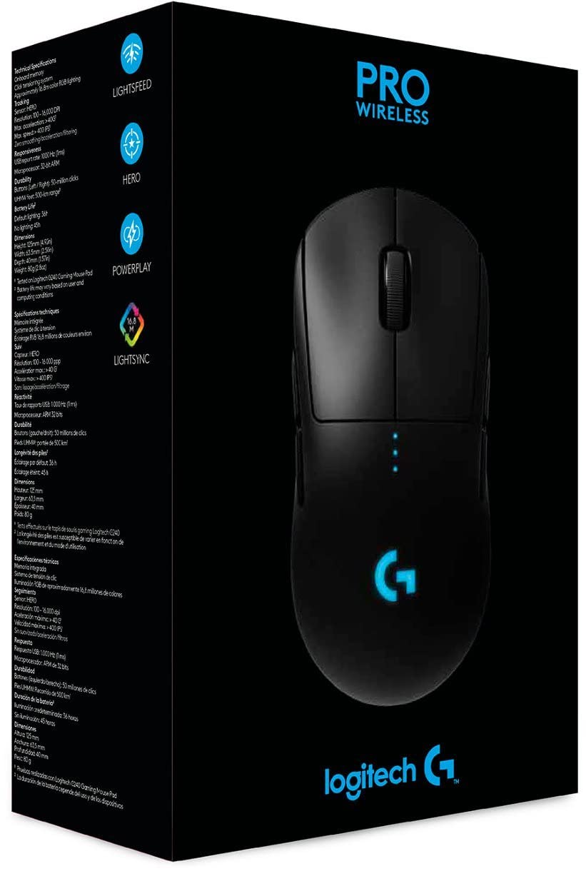 新品 Logicool G PRO WIRELESS G-PPD-002WLrd Amazon.com: Logitech G Pro Wireless Gaming Mouse with