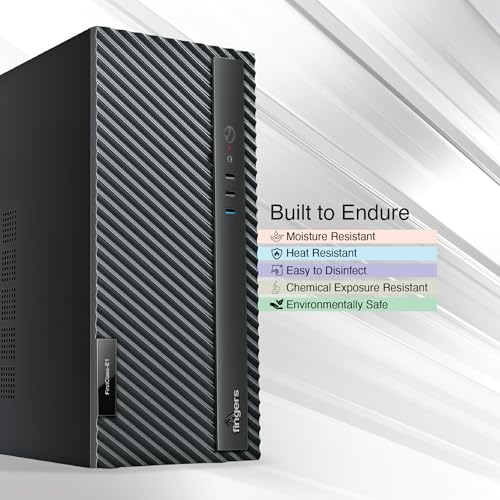 FINGERS FirstClass-E1 Micro ATX PC Case with Compact Design, Premium Thick Metal Structure, 1 x USB 3.0 + 2 x USB 2.0 + Earphone Jack (HD Audio &... - Image 4