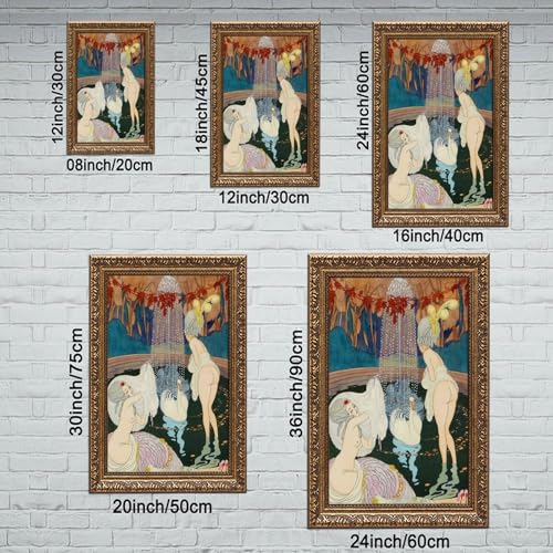 Impression sur toile The Ladies Gerda Wegener cadre suspendre bureau - 2