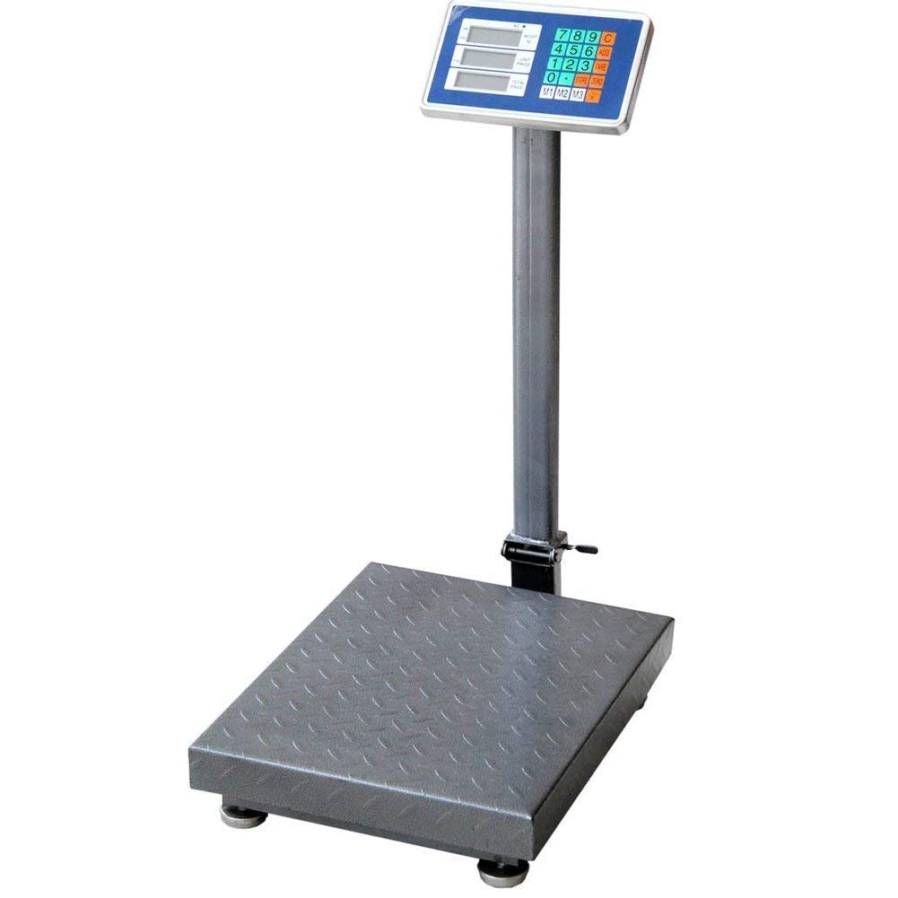 BILANCIA ELETTRONICA CON DISPLAY DIGITALE PROFESSIONALE RICARICABILE MAX 300 KG