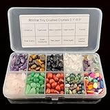 10 Kinds Assorted Tumble Chip Crystals 0.1''-0.3'' Tiny Crystal and Healing Stones for Jewelry Making Vase Filler DIY Crafts Home Decorations (0.1-0.3)