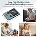 Retro Handheld Games Console, Built-in 400 Video Games,Portable Video Gaming Player with 3.0 Inch IPS Screen and Rechargeable Battery (Gray)