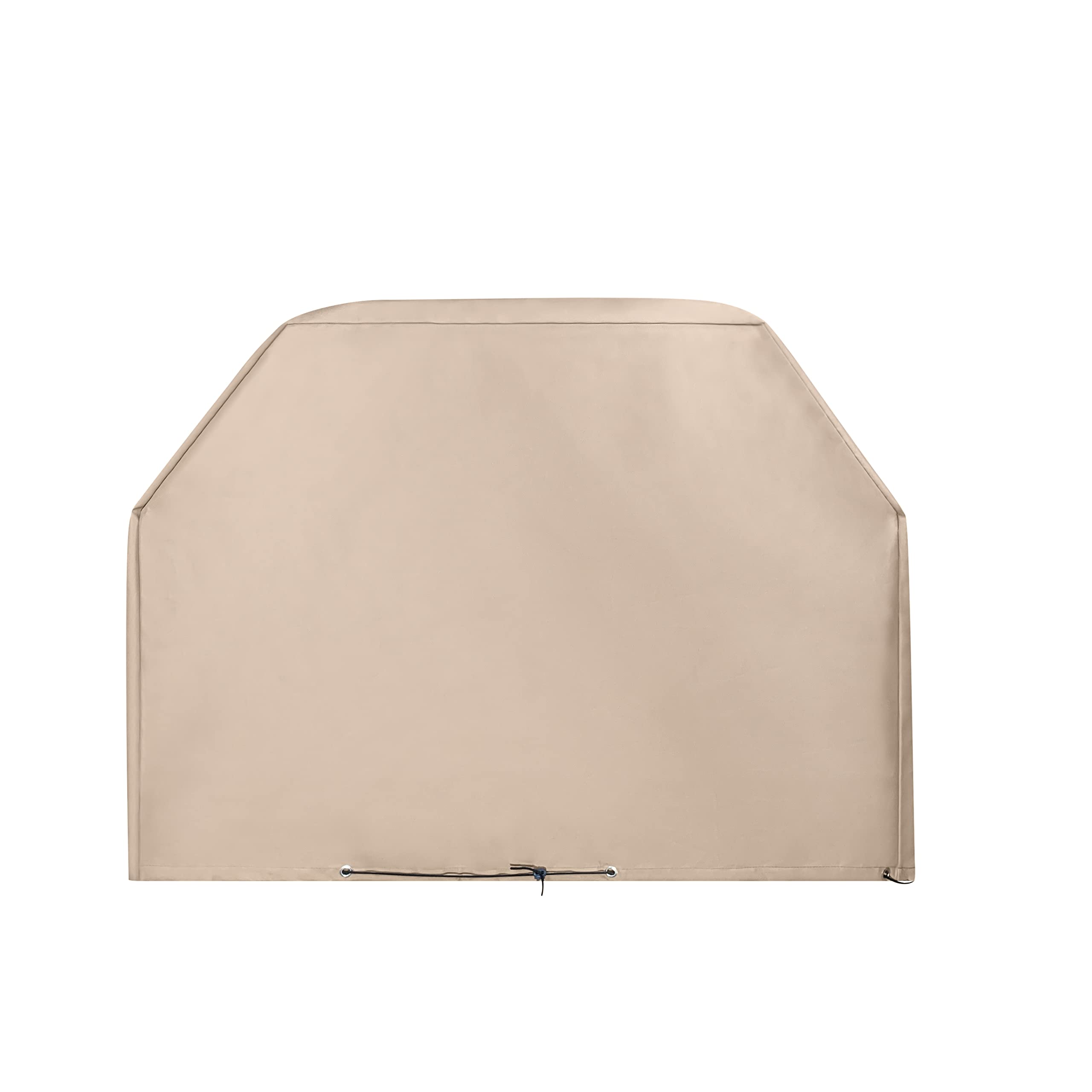 Funda de protección para barbacoa, 125 x 75 x 95 cm, beige, poliéster 100% Condura, 220 g, alta calidad, impermeable, antirayos UV, antipolvo, fabricada en Europa