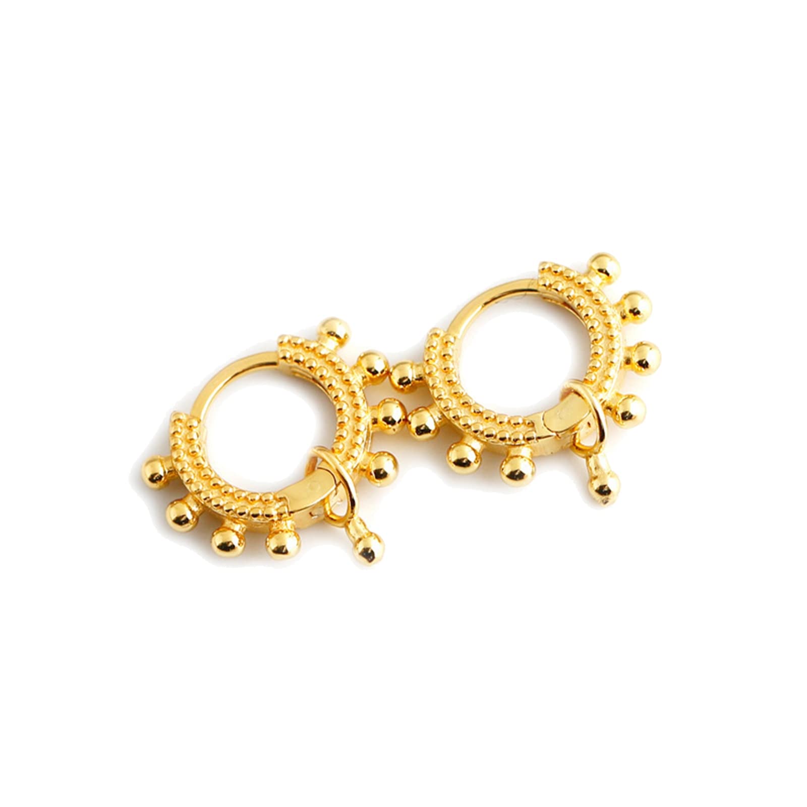 LLXYWJ 925 Silber Ohrringe Set, Creolen für Damen, Elegante Perlen, hypoallergener Piercing-Schmuck
