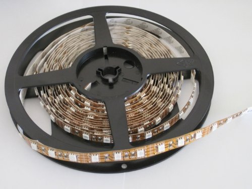 Tira LED flexible 5 metros Super Bright RGB 300 LED 12V miniatura 1