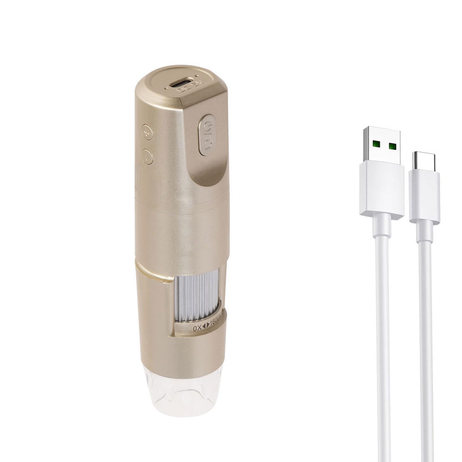 Annadue Microscopio Digitale Telecamera di Ispezione Portatile USB Wireless, Microscopio WiFi con Ingrandimento 1600X per Telefono, Computer, Tablet