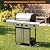 COWSAR 3-Burner Propane Gas Grill with Side Burner, 34,000 BTU Stainless Steel BBQ Grill with Porcelain-Enameled Cast Iron Grates, Outdoor Barbecue Grill for Patio Garden Cooking