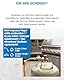 CFH Gasdruckregler Propan Gasflasche stufenlos regulierbar 1-4 bar DR 115 – Druckminderer mit Manometer, Eingang G.5 und Ausgang H.6 3/8 gemäß EN 16129, Durchfluss 6-10 kg/h