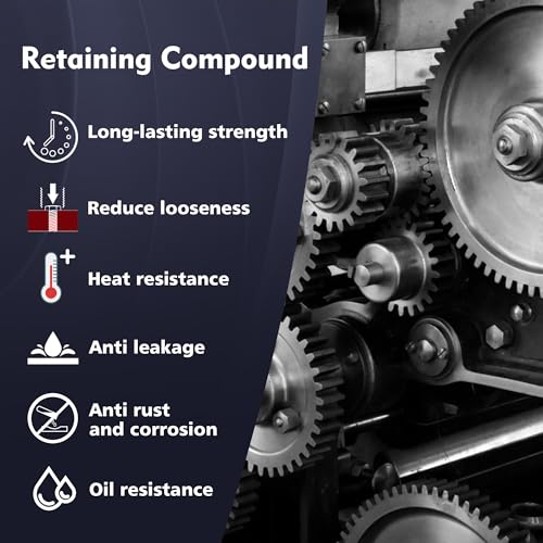 Image of Green M620 High Temperature Retaining Compound High Viscosity Gap Sealants 50 ML for Sealing The Cylindrical Components and Anti-Rust(M620)