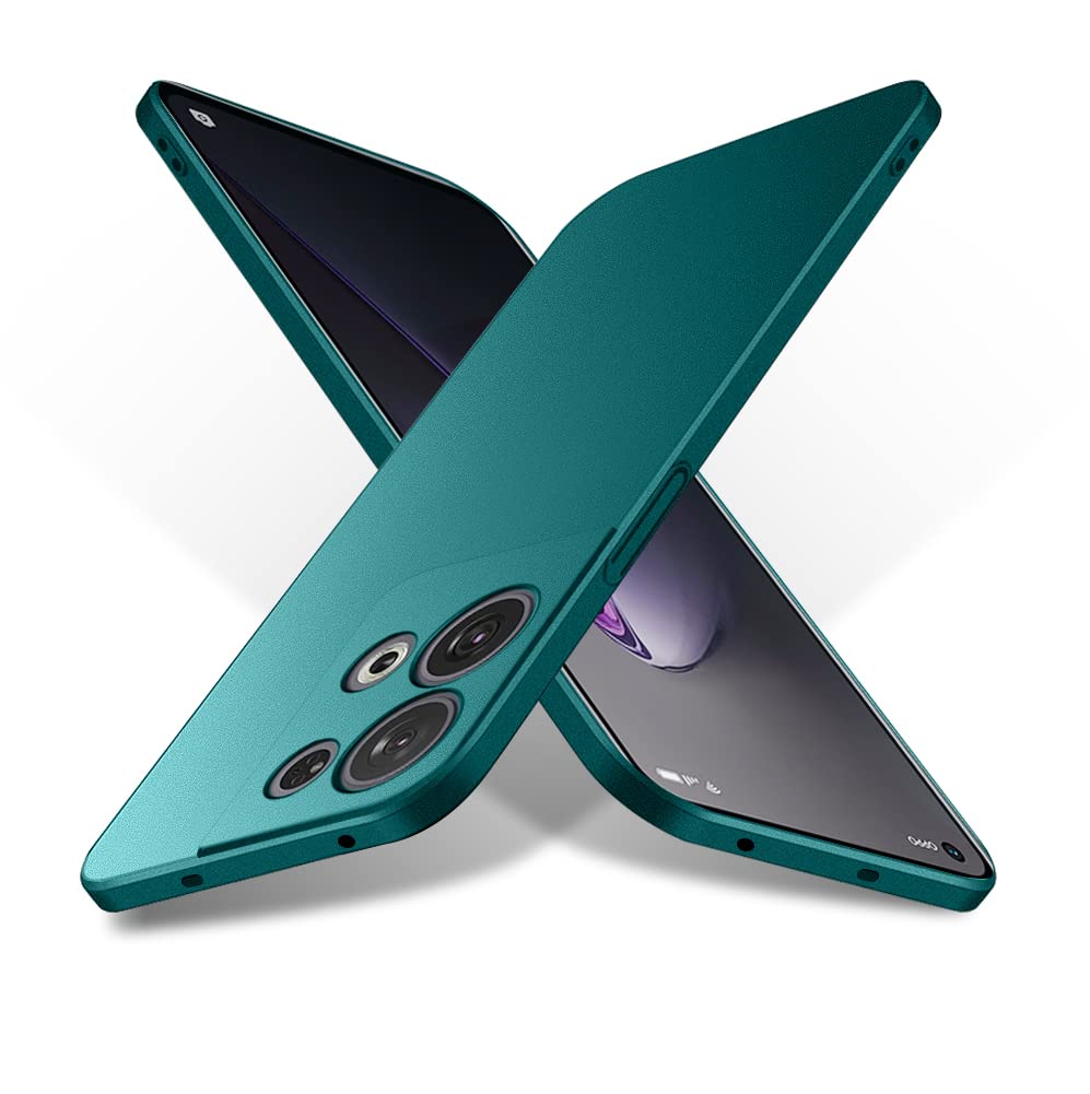 Bastmei for Oppo Reno8 Pro 5G/Reno 8 Pro 5G Case,Extremely Light Ultra-Light Super Slim Camera Protection Hard PC Cover Case for Oppo Reno8 Pro 5G 6.7 inches(Gravel Green)