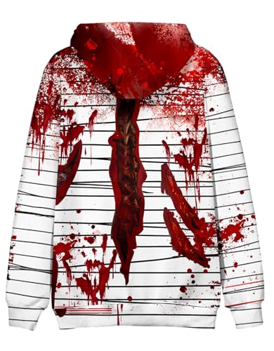 AMOMA Unisex Halloween Long Sleeve Hoodie Casual Hooded Pullover With Kangaroo Pocket2