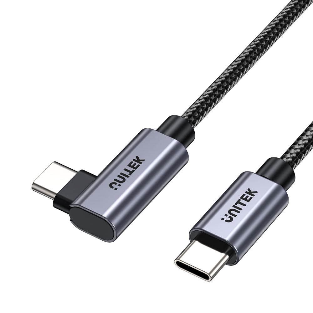 Unitek Right Angle USB C to USB C Cable, 100W Type C 90 Degree Fast Charging Cable Compatible with iPhone 17/17 Air/17 Pro/16, MacBook Pro 2022, iPad Pro 2022, Dell XPS, Samsung Galaxy S25/S24, 3.3FT-image-31