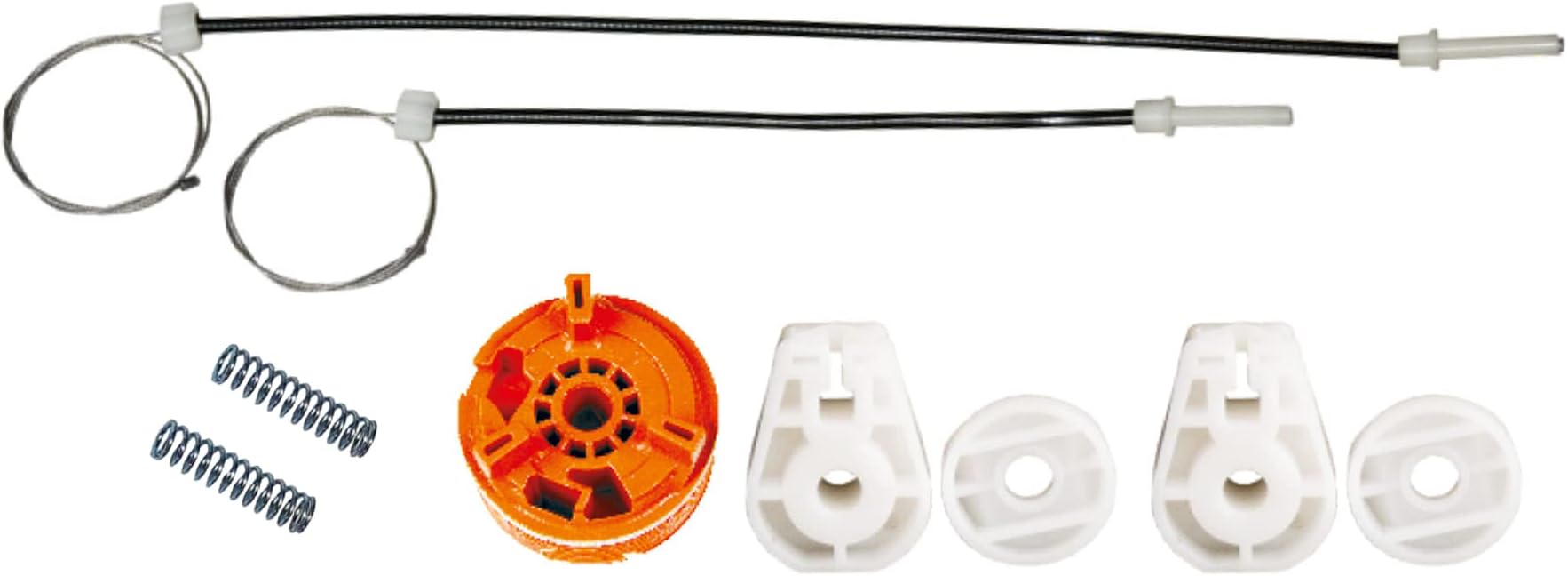 Bossmobil Window regulator Rear Right Compatible with Renault Megane 2 Cabrio Coupé-Cabriolet cc Peugeot 307 cc Citroen C3 Pluriel repair kit 8201010932 7700834394 922485 9643071080D 922497
