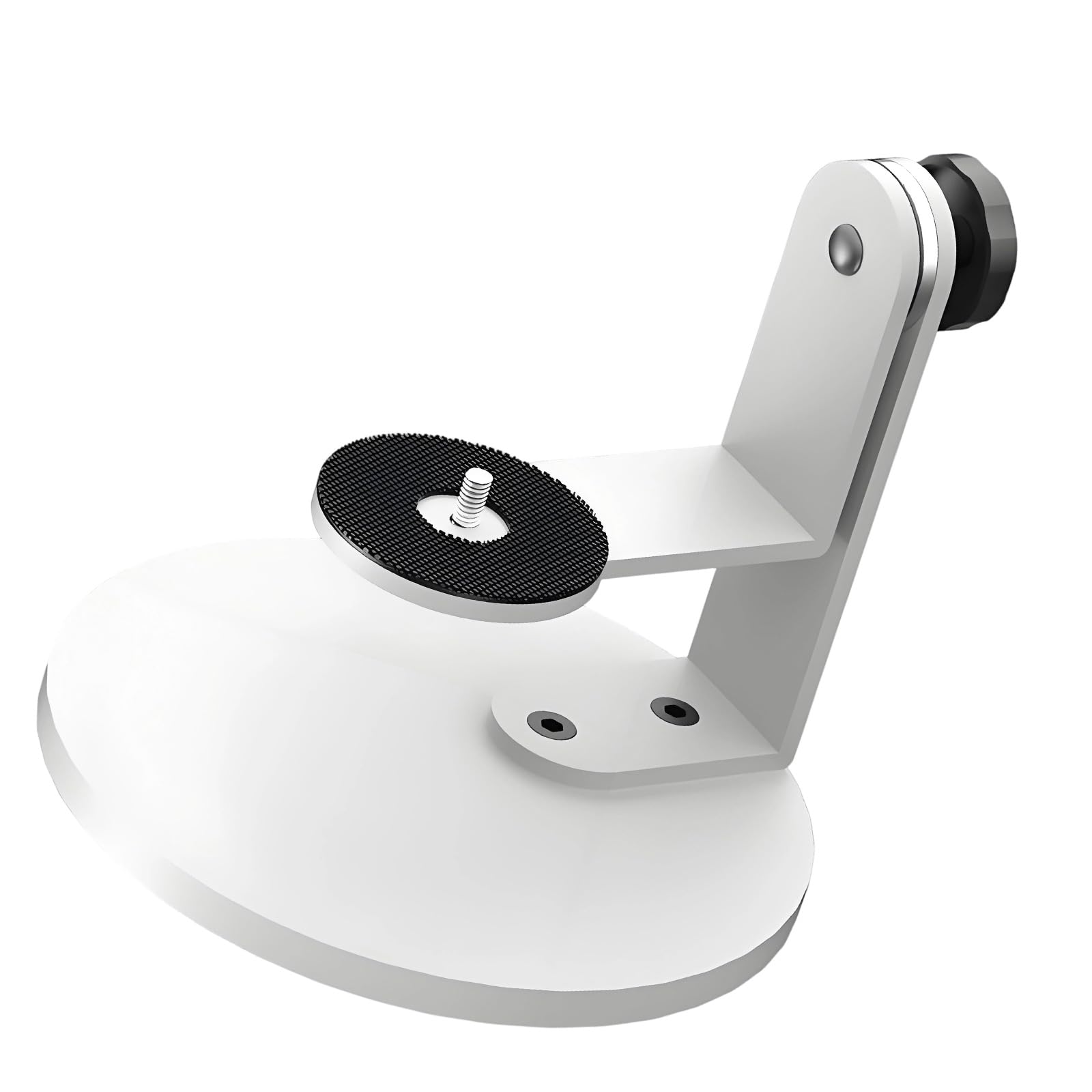 Jazuaiao Desktop Projector Stand with 1 / 4Inch Screw Mount, 360Rotation, AntiSlip Base for Home and Use Drill Slide Holder
