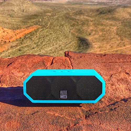Altec Lansing Jacket H2O 2 - Waterproof Bluetooth Speaker with 3.5mm Aux Port, IP67 Certified & Floats in Water, Compact & Portable Speaker for Travel & Outdoor Use, 8 Hour Playtime