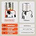SuperHandy Chicken Plucker 1HP 120VAC - Electric Stainless Steel Poultry Processing Machine with 92 Soft Fingers, 20