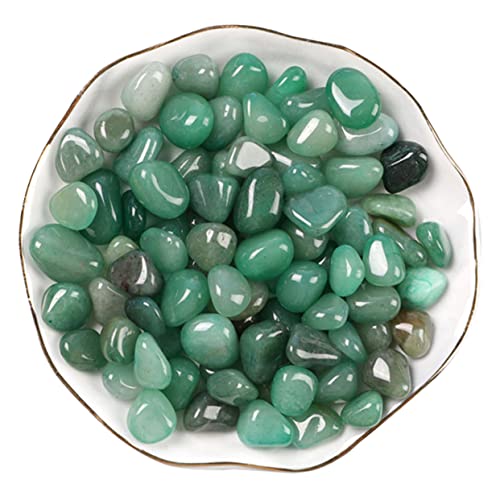TOGEVAL 1 セット アベンチュリン翡翠の砂利 フィッシュランプ 小さな水槽 水槽の背景 庭用砂利 水族館の岩 魚 水族館の砂利 庭の岩 造園岩 造園砂利装飾 水族館用品 結石 Green