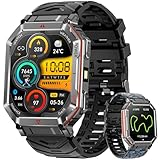 スマートウォッチ【2025最新進化 GPS内蔵 ChatGPT搭載 AI文字盤】軍用規格 2.01インチ大画面 Bluetooth通話/LINEなどアプリ通知 3ATM防塵防水 100＋運動モード GPS運動記録 歩数計 長持ちバッテリー 100＋文字盤DIY 腕時計 音楽制御 遠隔撮影 腕上げ点灯 アラーム 天気予報 iPhone/アンドロイド対応 smart watch (ブラック)