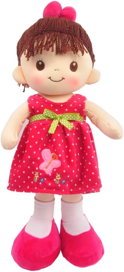 Linzy Plush 16" Magenta Clarita Doll Soft Rag Doll