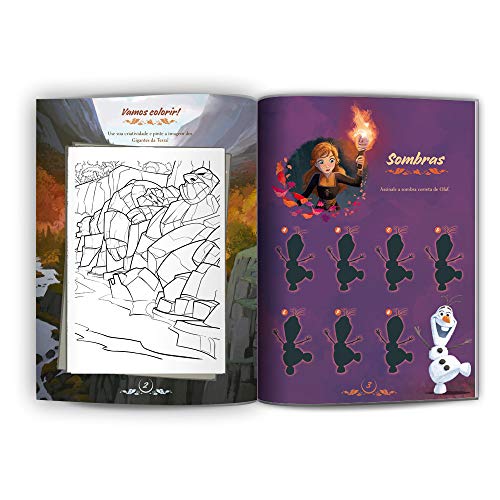 MEU LIVRO DE ATIVIDADES E COLORIR FROZEN 2 POP