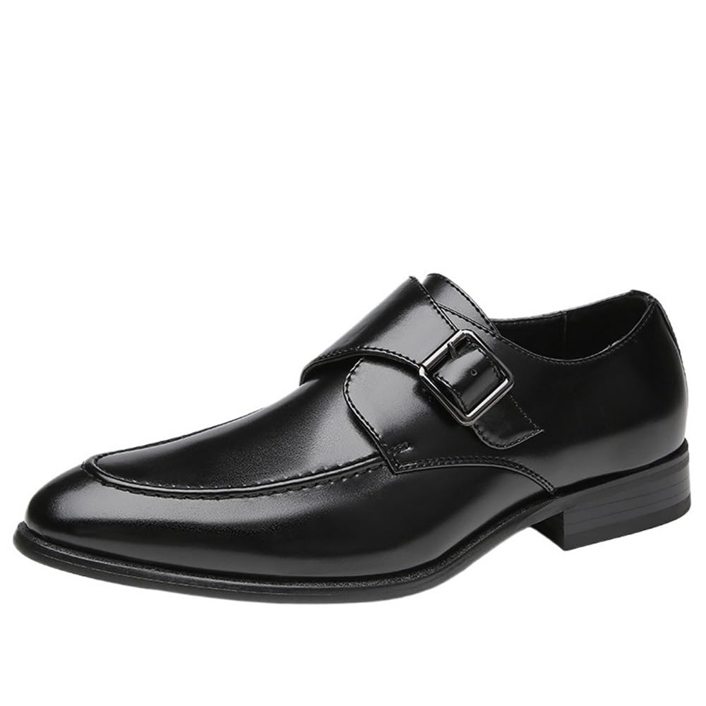 Mens Dress Oxfords Derby Shoes Pointed-Toe Comfort Breathable Modern Office Business Slip-On Shoes