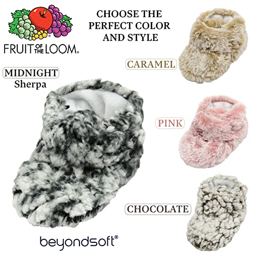 Fruit Of The Loom Cozy Thermal Wrap Booties With Non-Skids For Baby Girls, Boys, Unisex - Midnight (18-24 Months) #TOP2