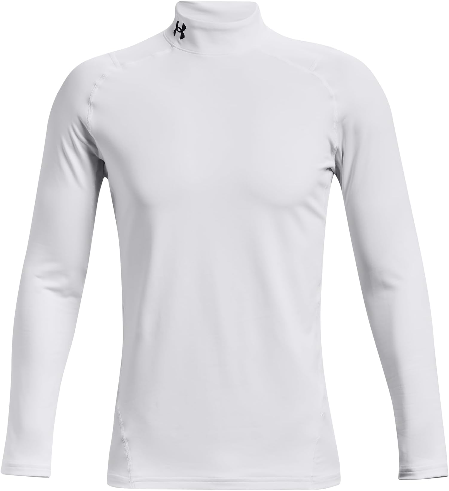 Men UA CG Armour Fitted Mock, Warm Base Layer Top for Men, Compression Shirt for Running, Skiing, Winter Cold Weather Fitness Top