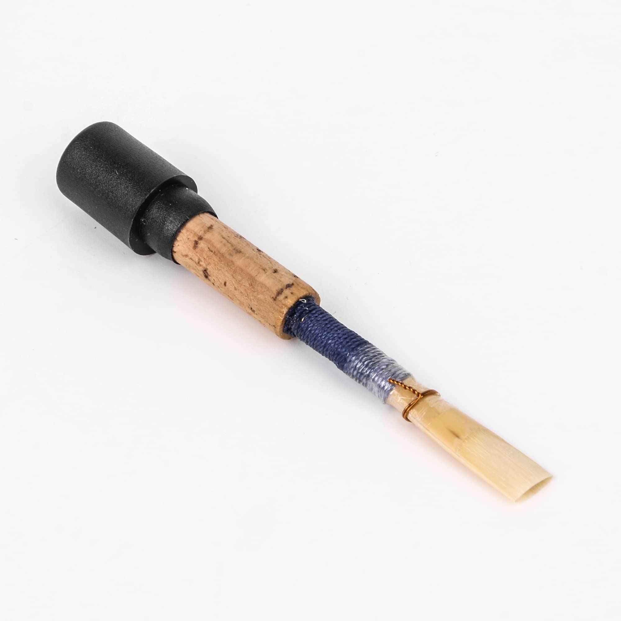 Yibuy 5x Oboe Reed Cork w/caja de almacenamiento de plástico medio duro parte del instrumento