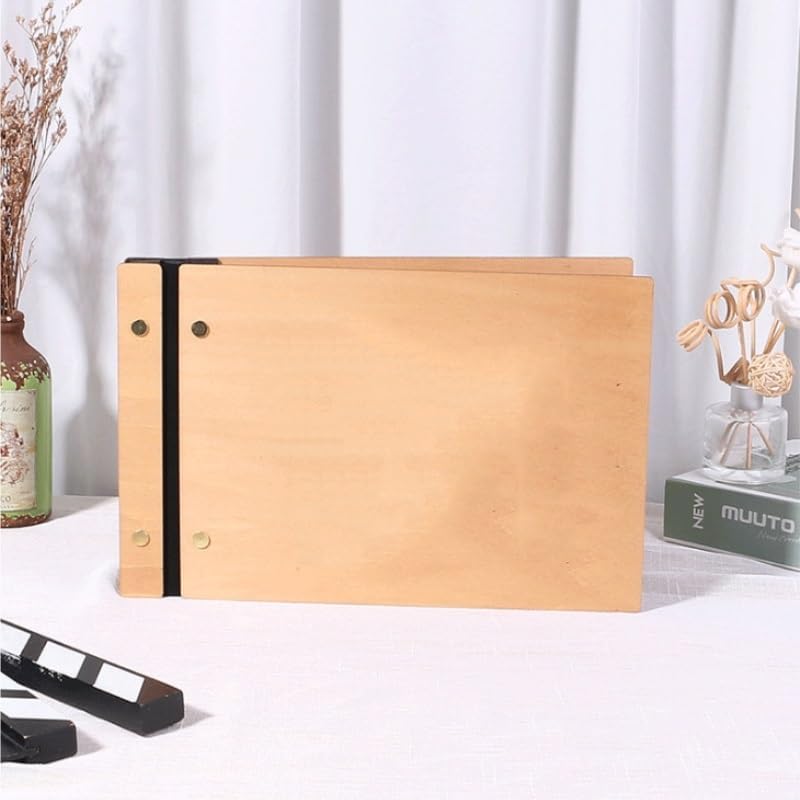 Wooden Album Growth Record DIY Gift Paste