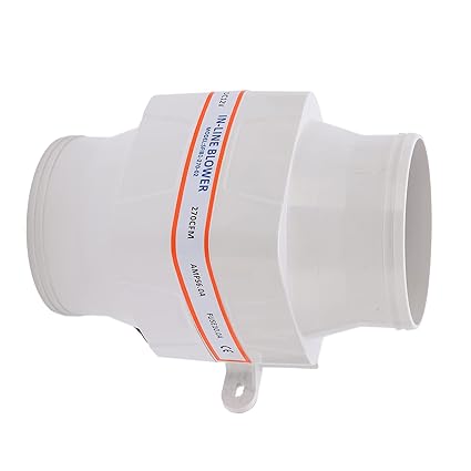 Electric In Line Bilge Air Blower, Large Air Volume Anti Corrosion 270CFM Moistureproof Marine Bilge Air Blower Waterproof for Boat