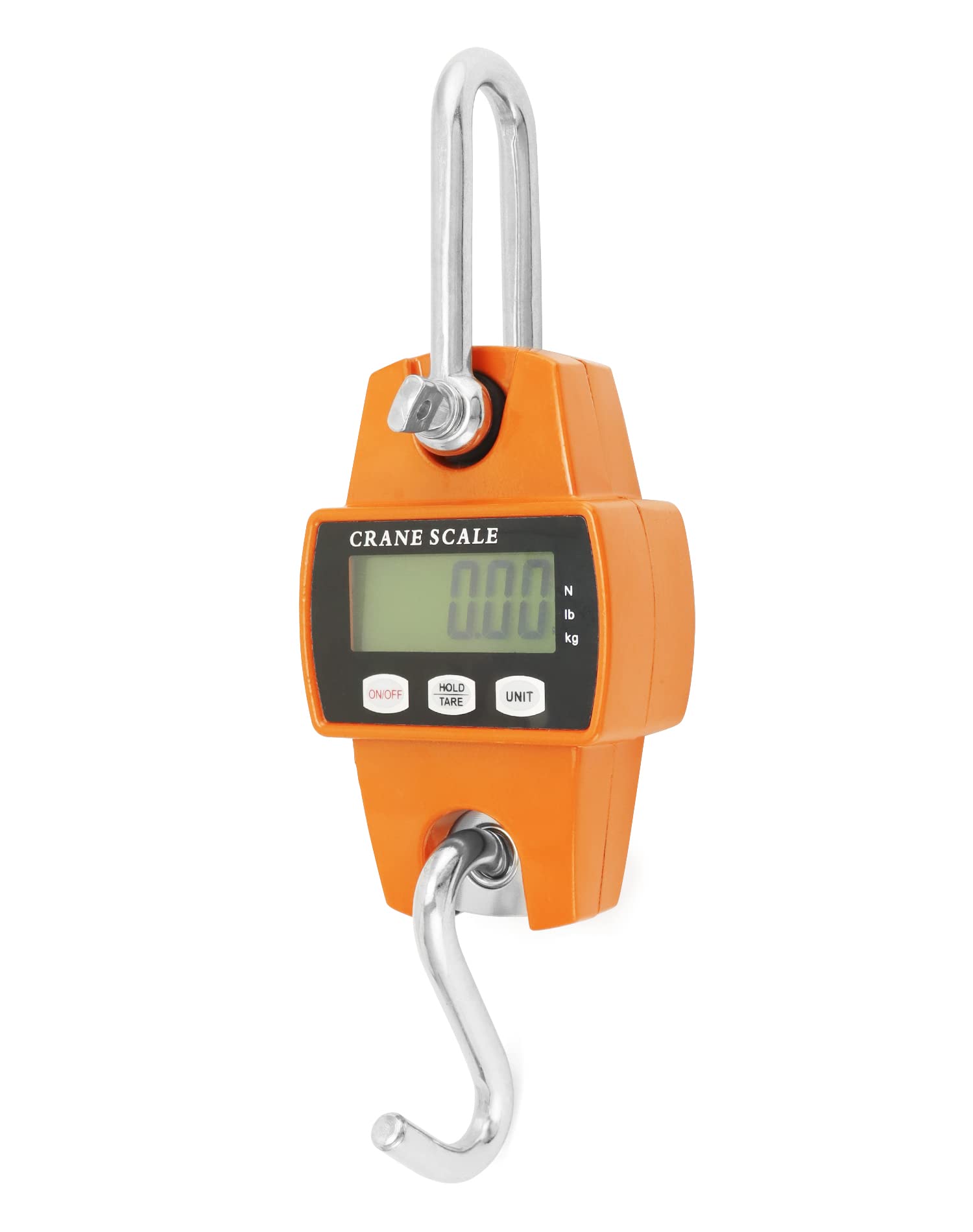 Qwork Grain Qwork® Digital Hanging Scale, 300Kg / 660Lb, Aluminum Digital Luggage Scale, For Wharf Weighing, Steel Raw Materials, Fishing
