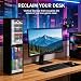 Imagen de Fesatccoz Torre de Almacenamiento de Videojuegos Compatible con PS5 PS4 Slim Pro Game Disc Estantería para 36 Juegos