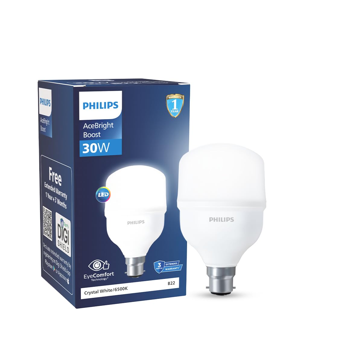 Philips 30W B22 LED Cool Day Light Bulb, Pack of 1, (929002030613_1)-picture-18