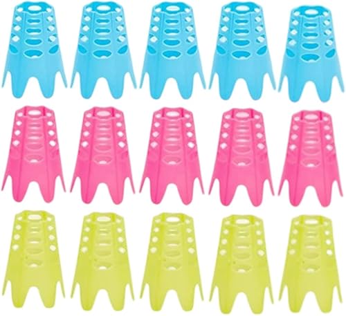 Miniatura 1 de XZJMY 15 camisetas de golf de plástico para práctica de golf para césped y campo de conducción camisetas de golf para interiores de color mixto