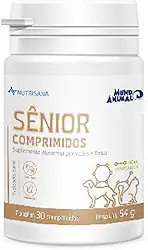 Mundo Animal Suplemento Alimentar Nutrisana Sênior Comprimidos Para Cães E Gatos - 30 Comprimidos