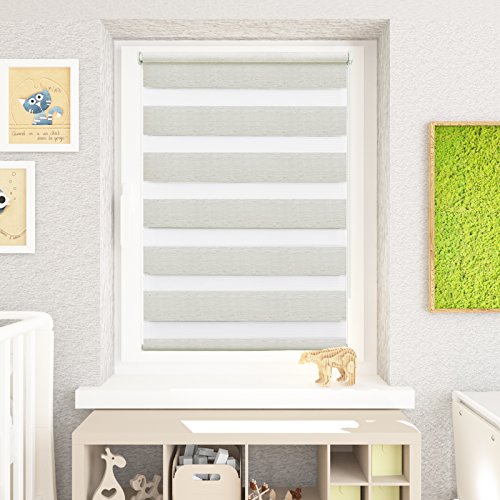 Grandekor Tenda a Rullo Doppia Fabric Klemmfix